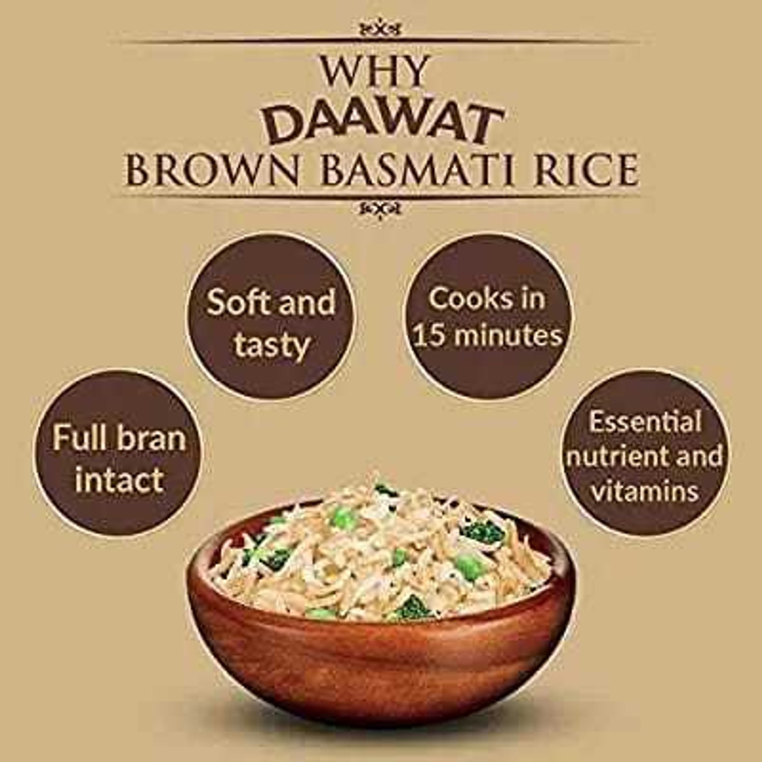 Image of Daawat Brown Brown Basmati Rice
