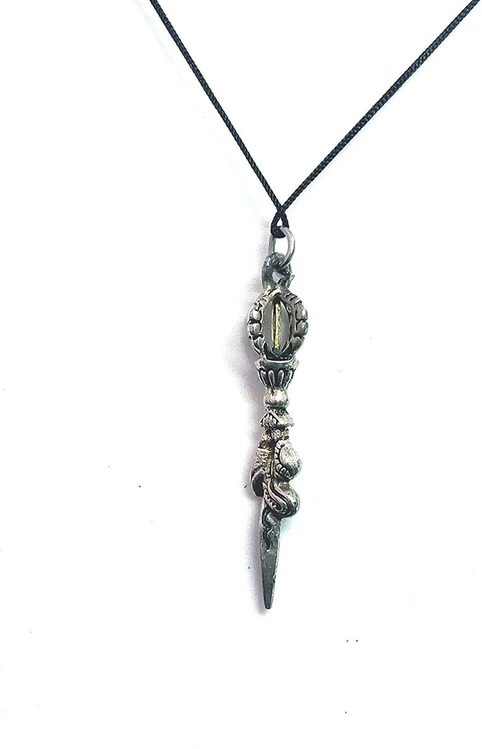 AIR9999 Tibten Lucky Charm Protective Phurba Metal pendant for Men And Women Metal Pendant