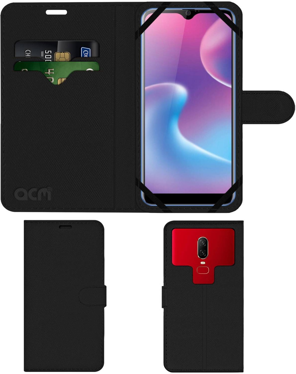 ACM Wallet Case Cover for Karbonn Titanium S9 Plus