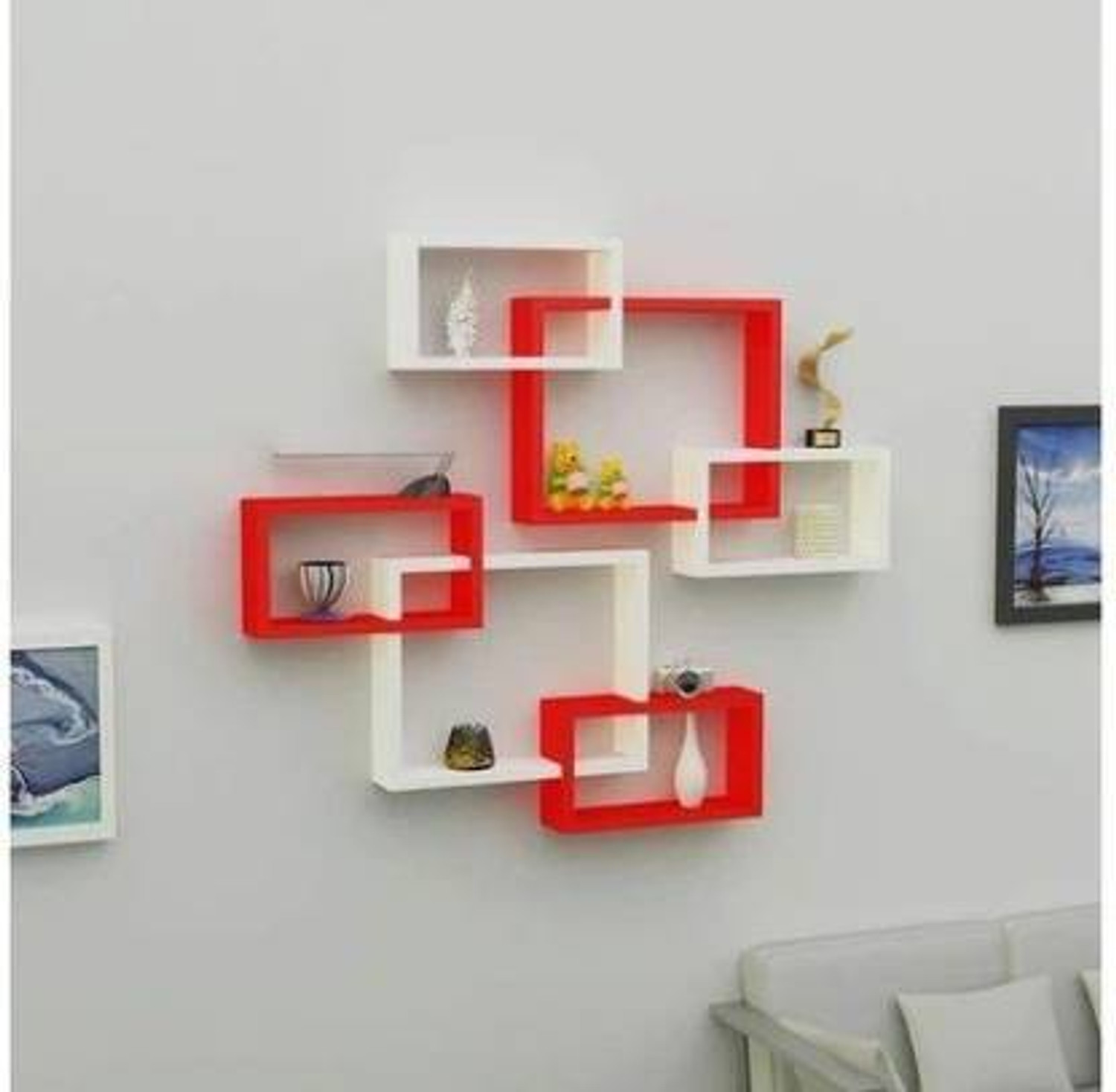 Image of Sublime Arts Engineered Wood Display Unit