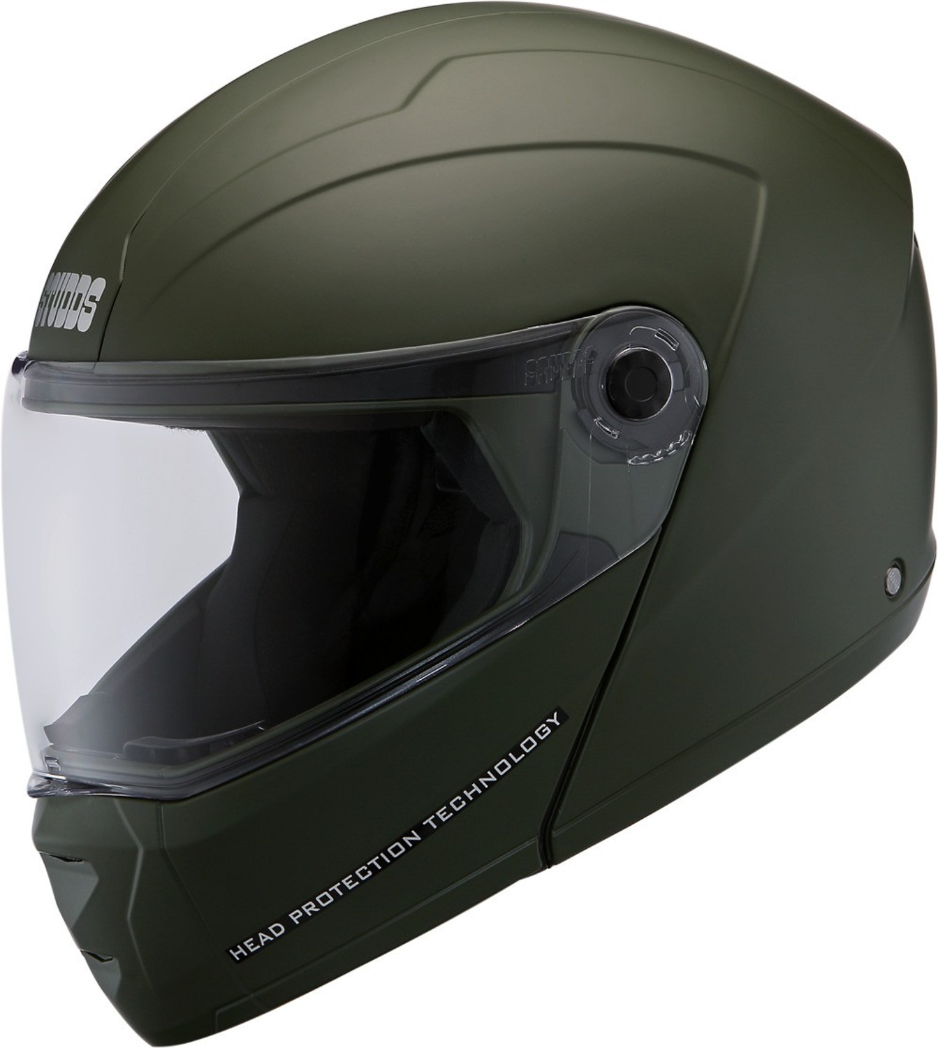 Image of STUDDS NINJA ELITE SUPER FULL FACE MILITARY GREEN - M Motorbike Helmet