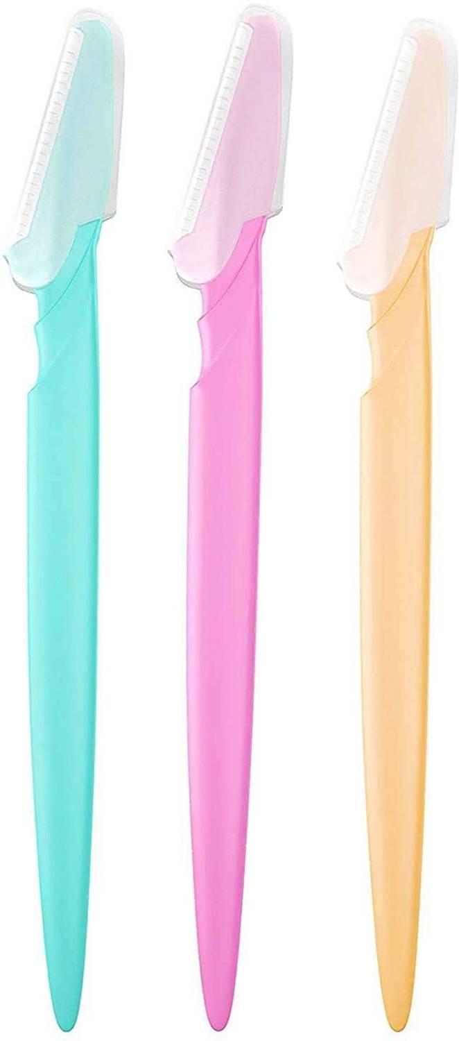 ADJD yebrow Razor Kit, Face & Eyebrow Hair Shaper Razor Knife Shaver Trimmer Shaving Grooming Remover Kit for Fashion Women Ladies, Men & Women