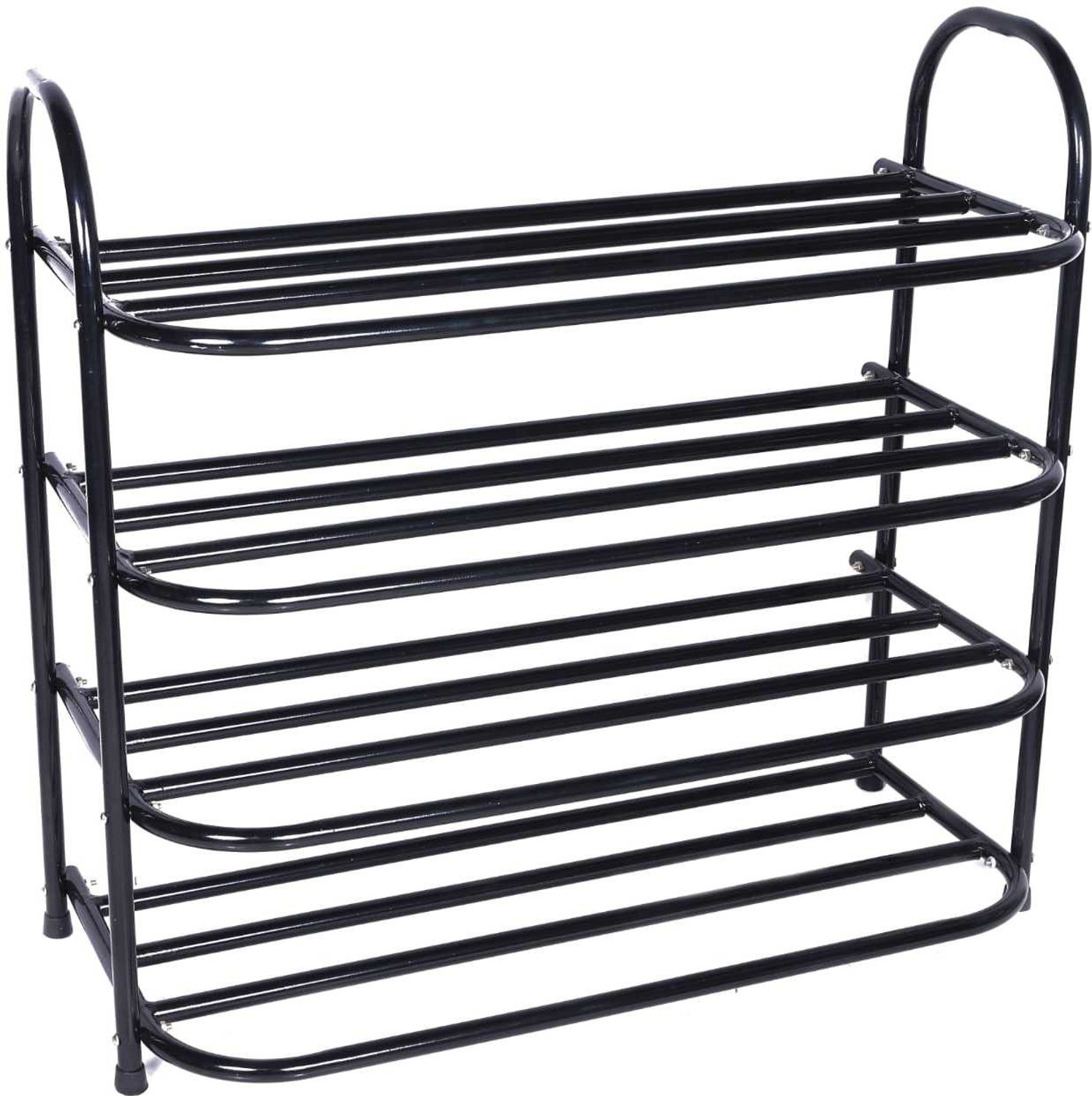 Image of EuroQon Premium Heavy Duty [100 % Metal] Metal Open Book Shelf