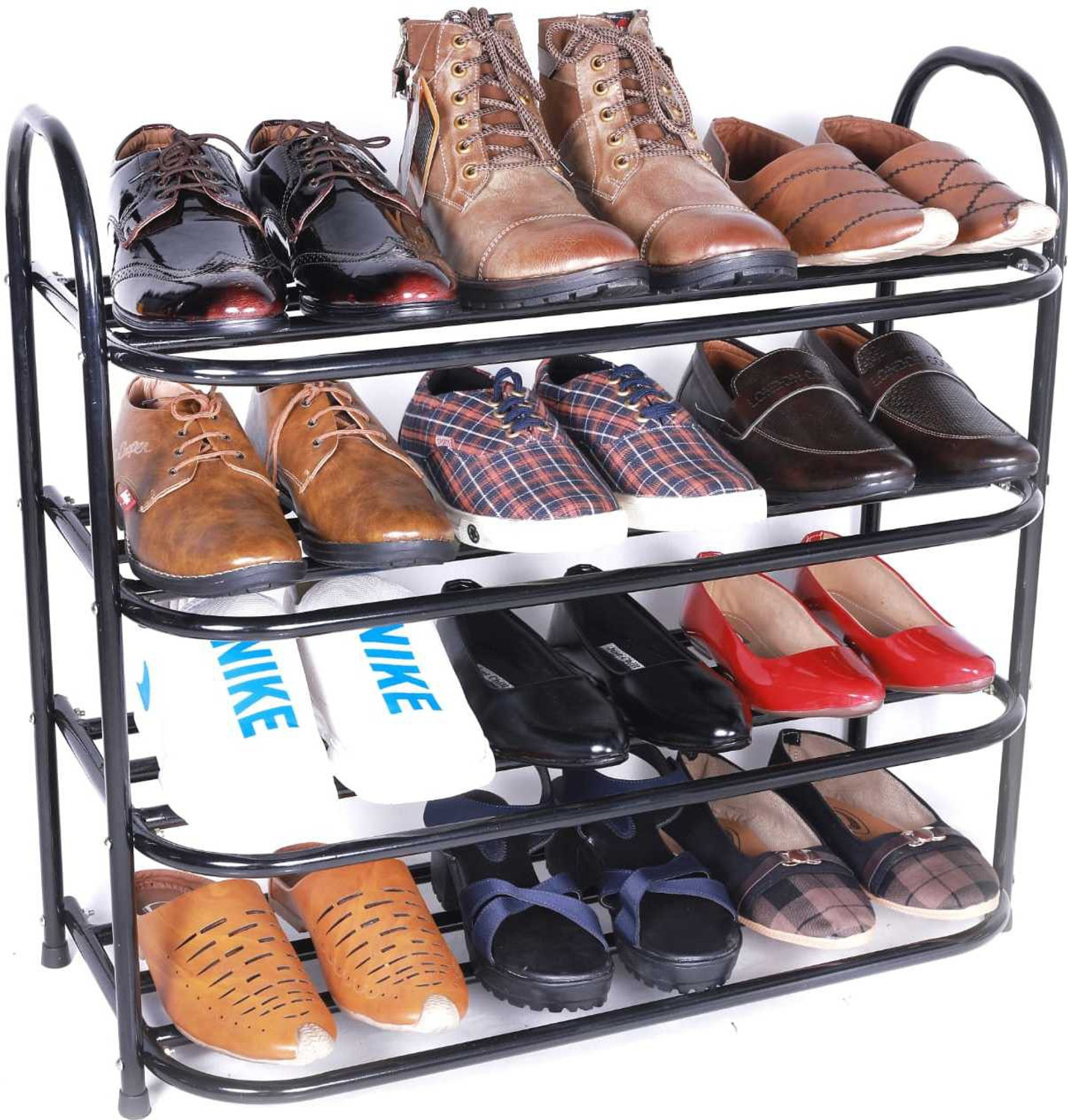 Image of EuroQon Premium Heavy Duty [100 % Metal] Metal Open Book Shelf