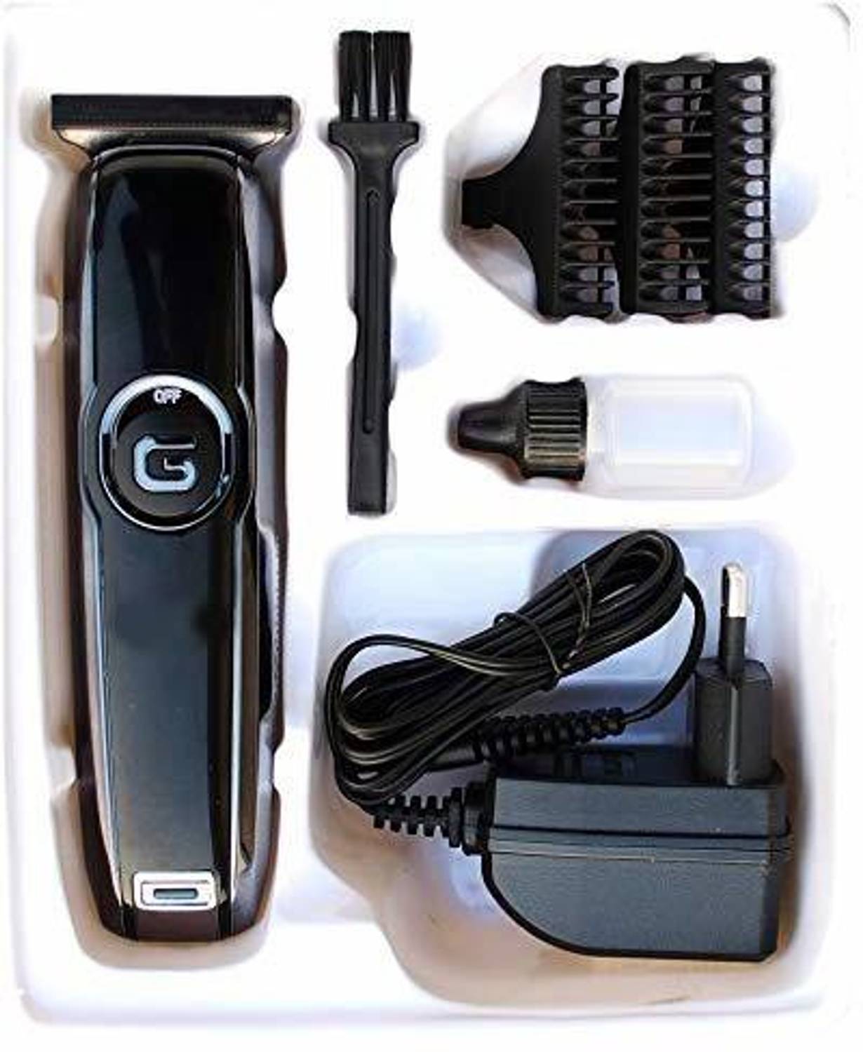 Geemy GM-6050 Black Trimmer 45 min Runtime - Image 2