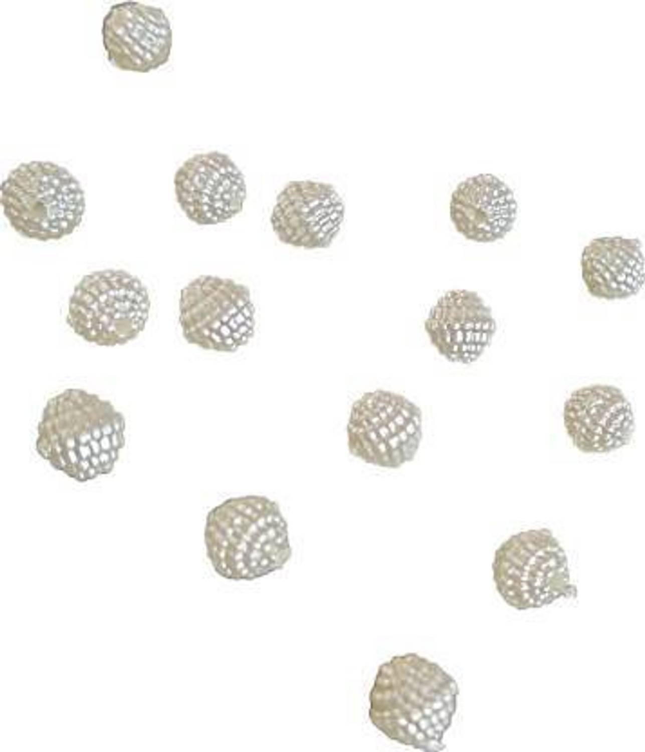 BBS DEAL 8mm Material Artificial Design White Moti Balls Pearls Beads For Jewellery Making 50PCS