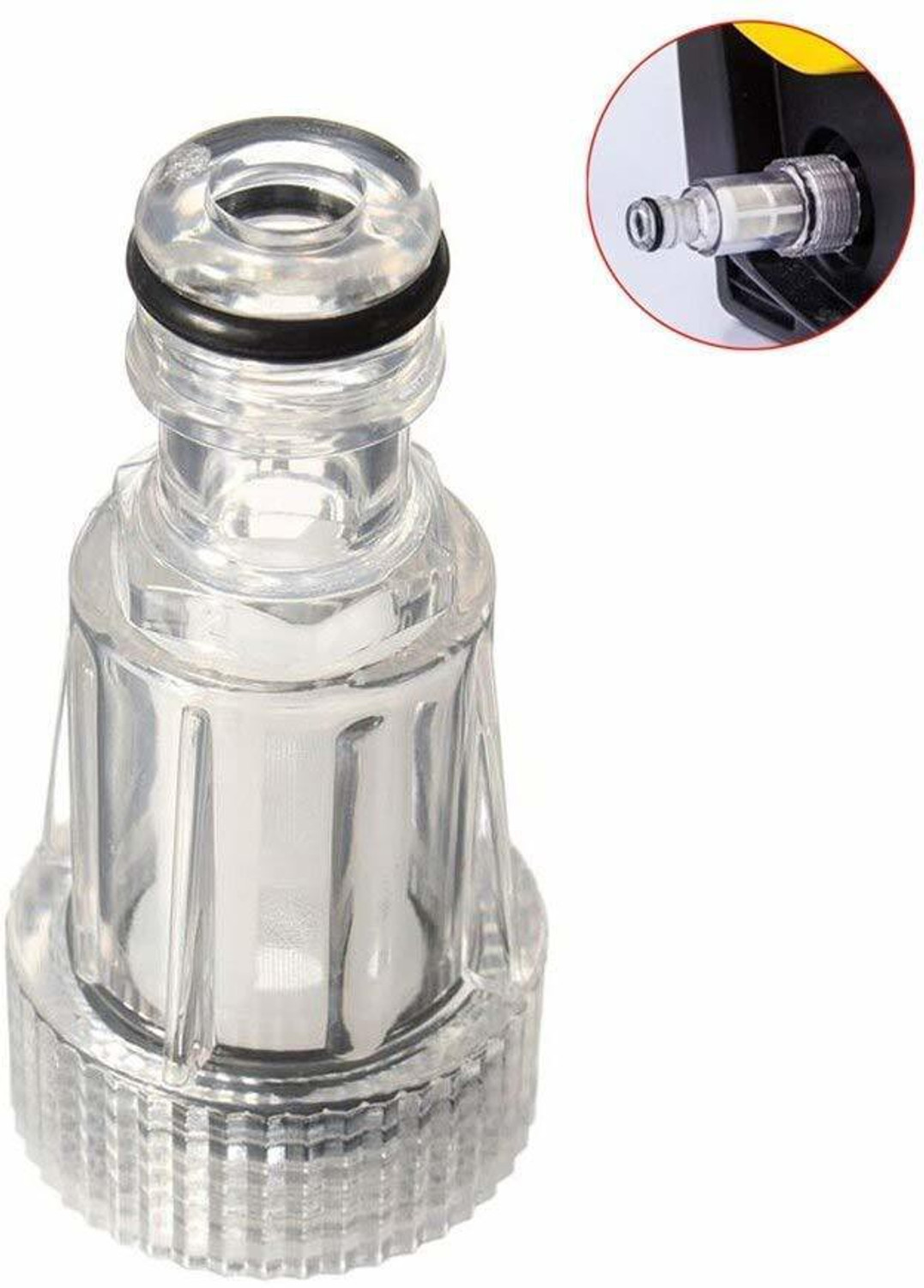 Image of Tulsway 2 Pcs Water Filter Pressure Washer Accessory for 3 /4 inch Inlet Nozzle (Nipple) Spray Gun Pressure Washer