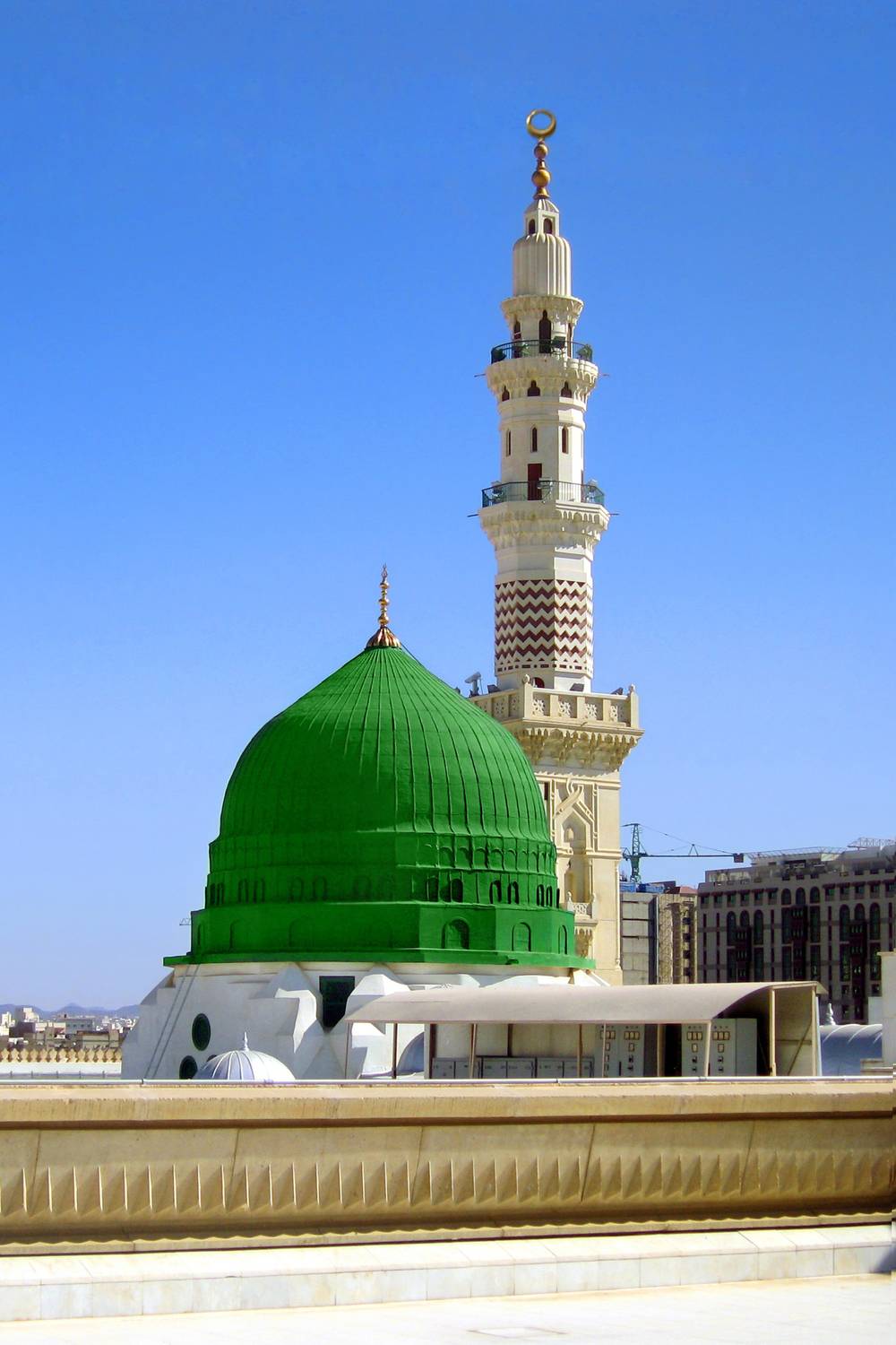 ANSHUL INTERNET 45.72 cm MADINA SHAREEF Self Adhesive Sticker