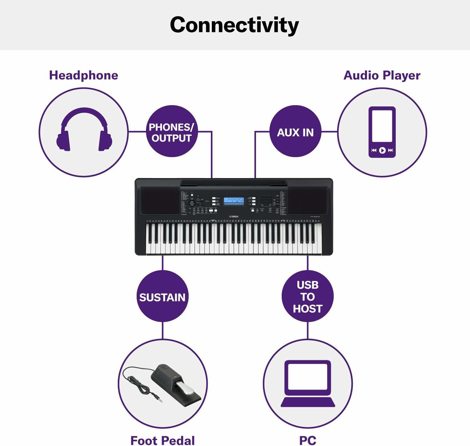 Image of YAMAHA PSR-E373 PSR-E373 Digital Portable Keyboard