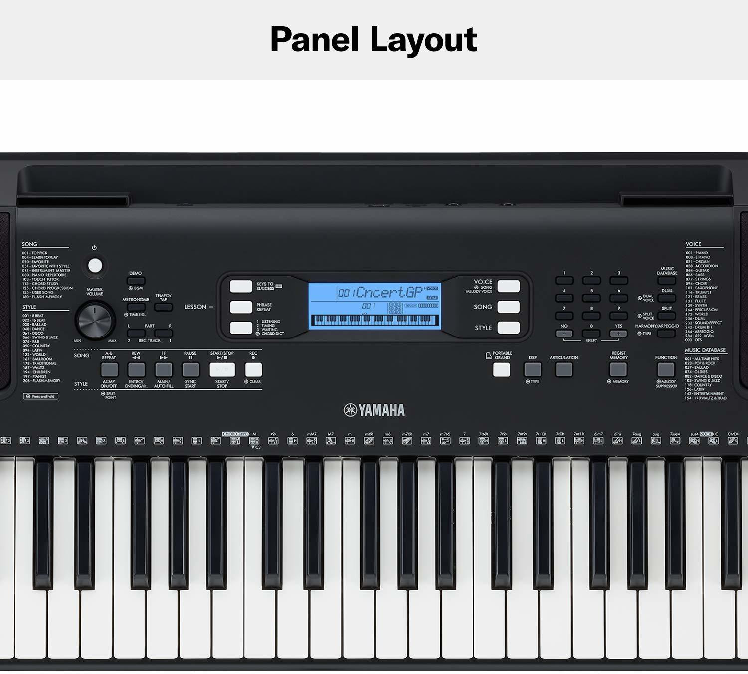 Image of YAMAHA PSR-E373 PSR-E373 Digital Portable Keyboard