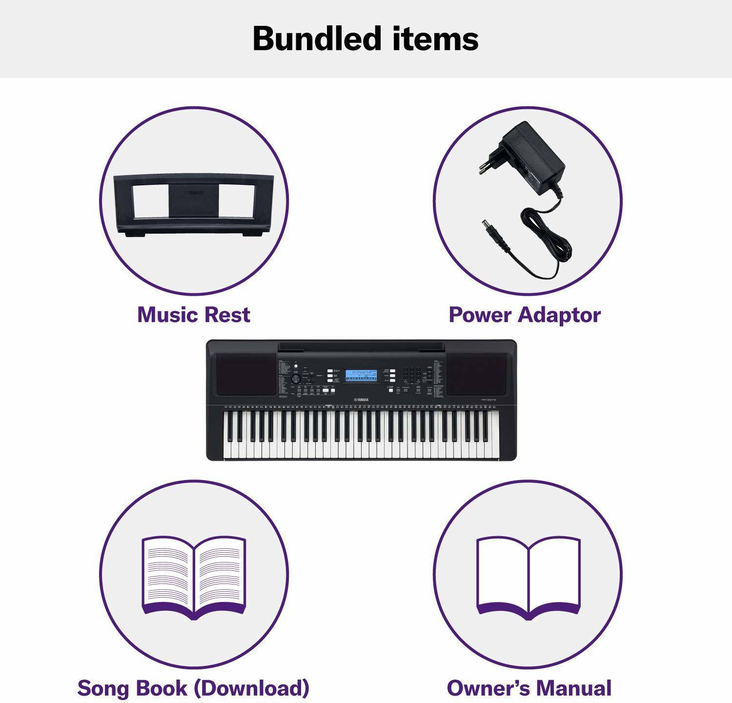 Yamaha PSR-E373 Digital Portable Keyboard - Image 4