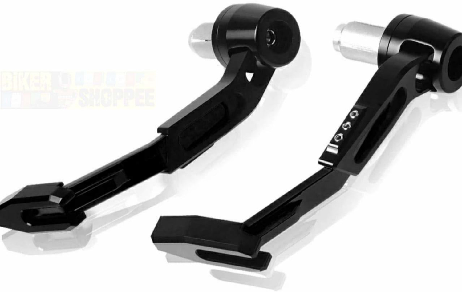 Image of auto trends MOTORCYCLE ADJUSTABLE BRAKE CLUTCH LEVERS PROTECTOR BRUSH MOTORCYCLE PROGUARD SYSTEM GUARD CNC LEVER PROTECTOR GUARD BLACK Handlebar Hand Guard