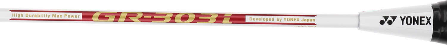 Image of YONEX GR 303 I (Made In India) White Strung Badminton Racquet