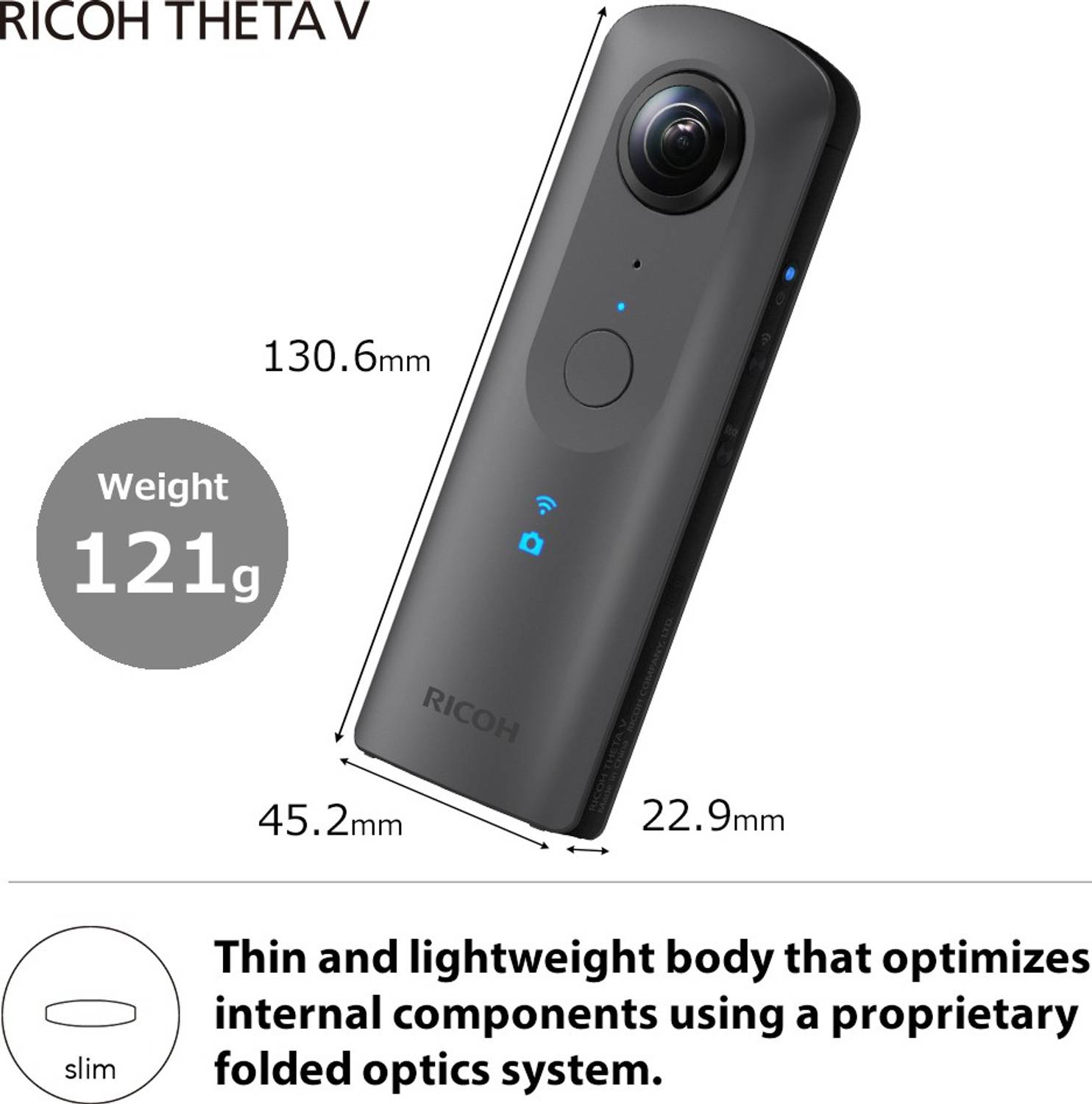 RICOH シータ V Ricoh Theta V 360 Degree Sports and Action Camera Price in India