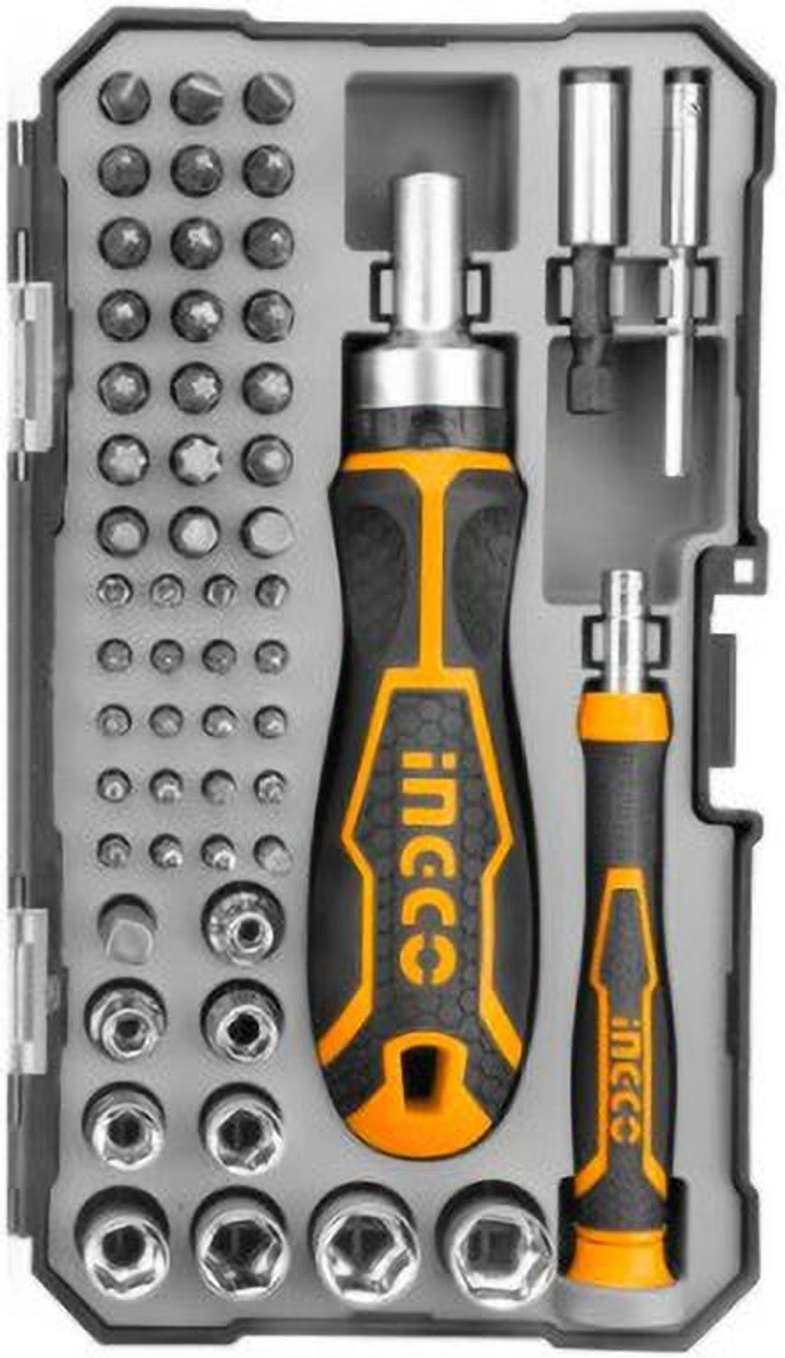 Image of INGCO Bits Set (55 Pcs) Precision Screwdriver Set