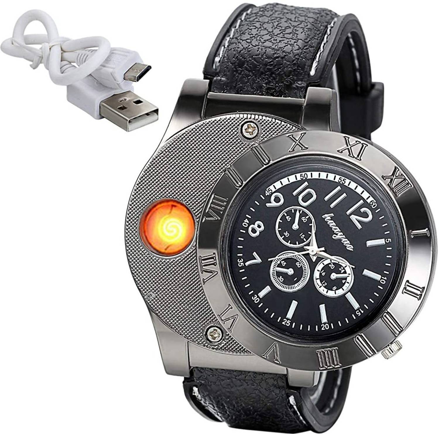 play run Lghter Watch For Smoking For Men & Boys | Lighter Watch For  Cigarettes Fancy