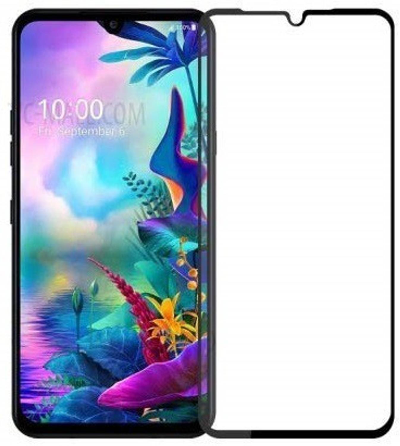 Bodoma Edge To Edge Tempered Glass for LG G8X , LG G8X ThinQ