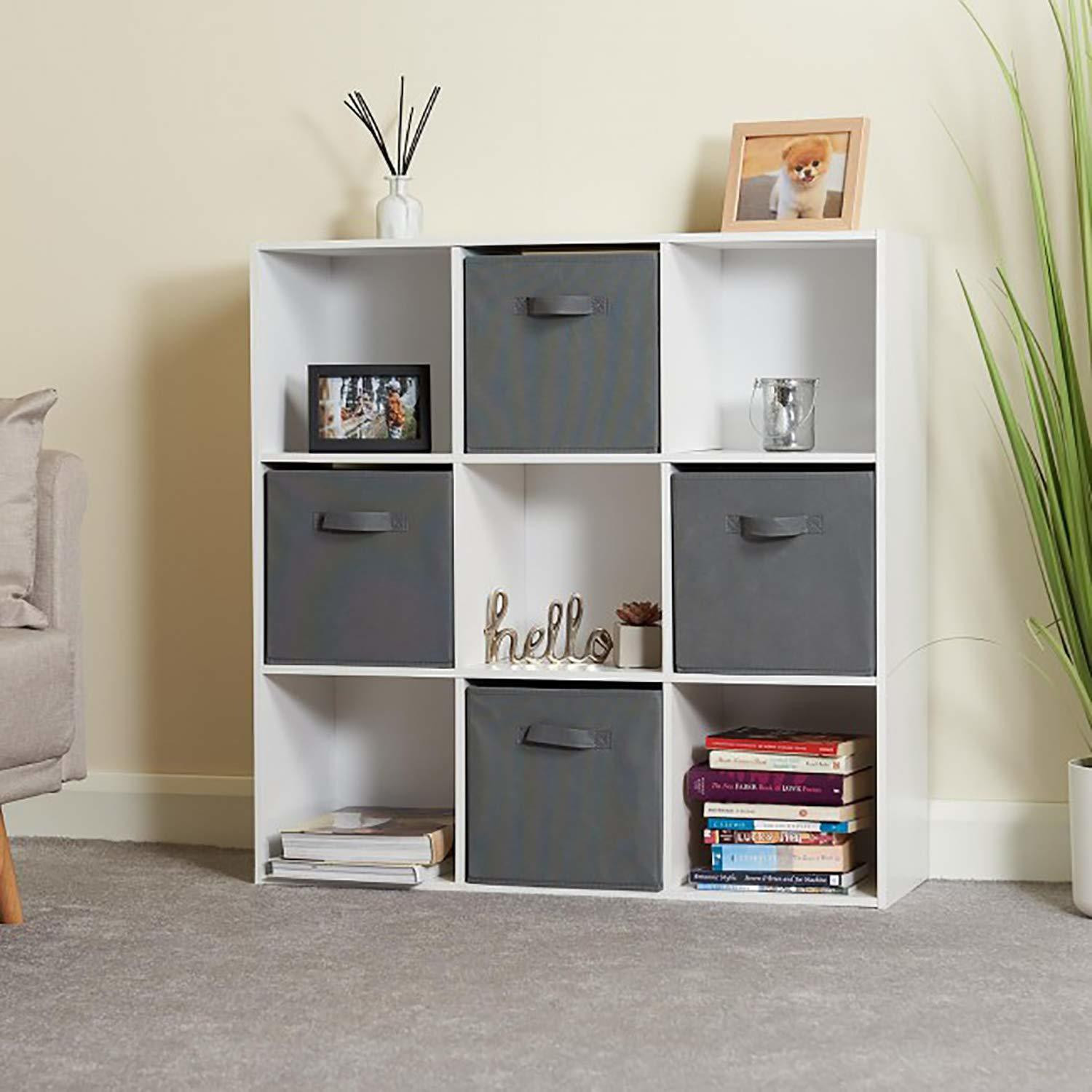 Image of SH NASIMA MANUFACTURER Shelf Organizers (Grey, Microfibre)