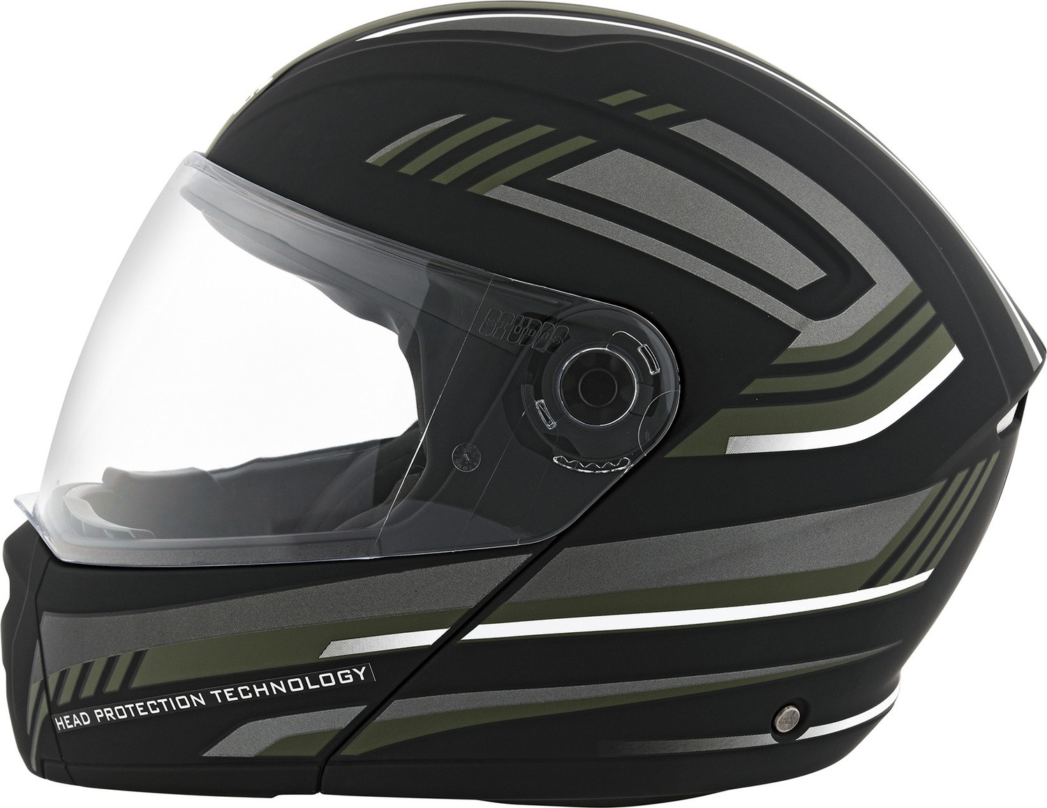 Image of STUDDS NINJA ELITE SUPER D1 FULL FACE N3 - XL Motorbike Helmet (Matt Black)