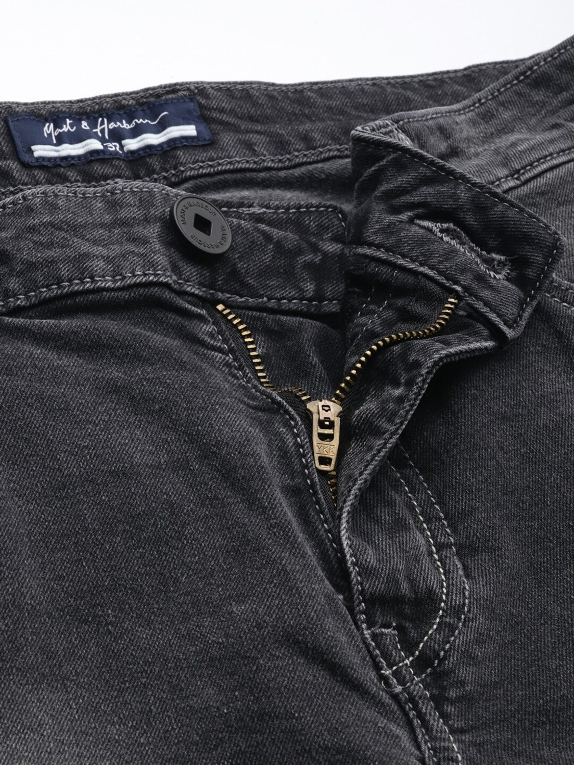 Image of Mast & Harbour Skinny Men Black Jeans