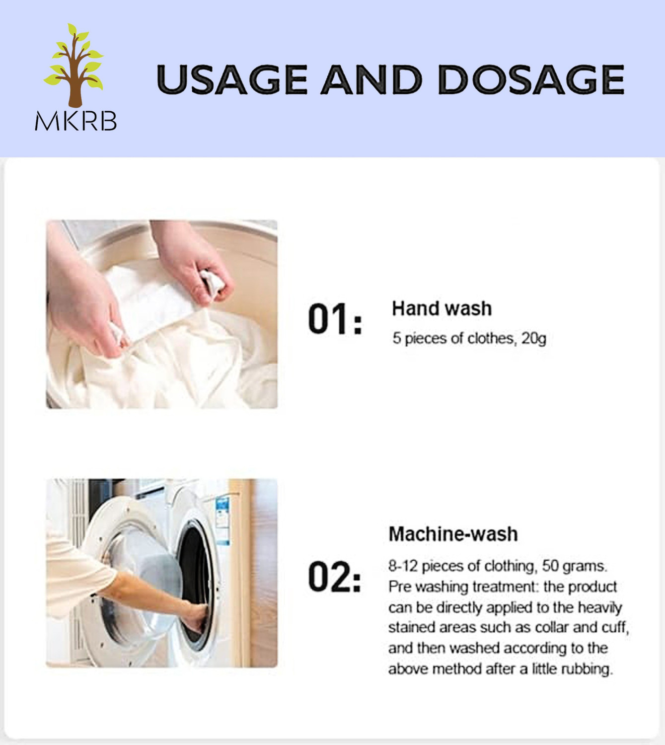 Image of MKRB Liquid Detergent, Suitable for top load detergent and front load liquid detergent, Wash Detergent for Machine and Hand Wash - 5 Litre Lavender Liquid Detergent