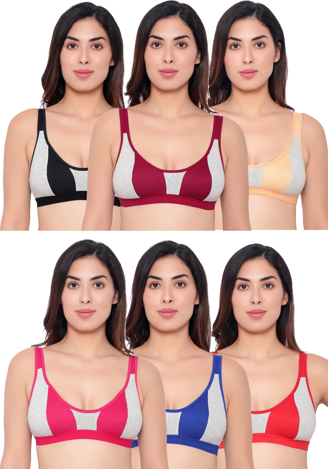 Image of Zinovia Women Sports Non Padded Bra