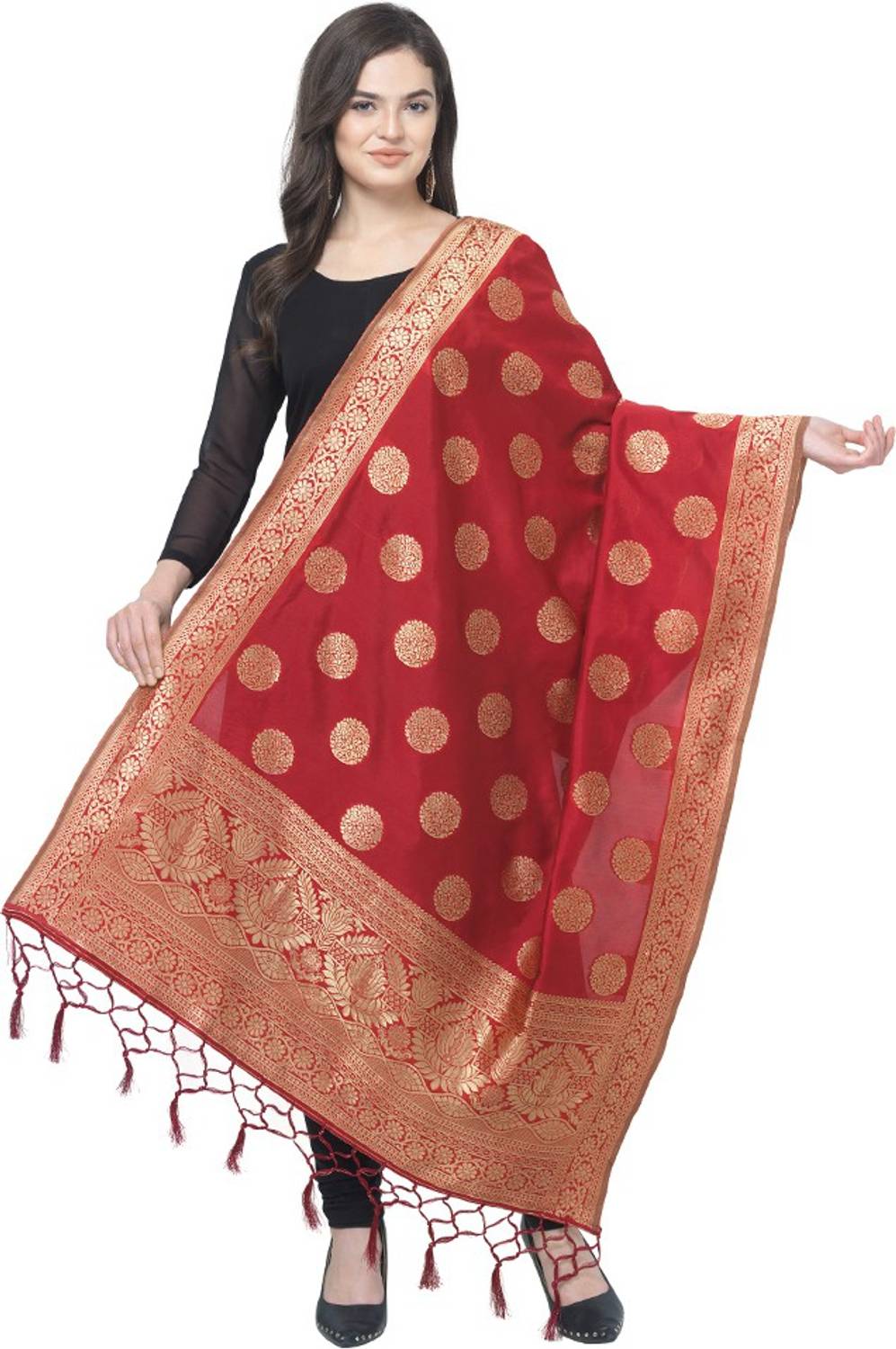 BHUMIKA CREATION Jacquard Woven Women Dupatta