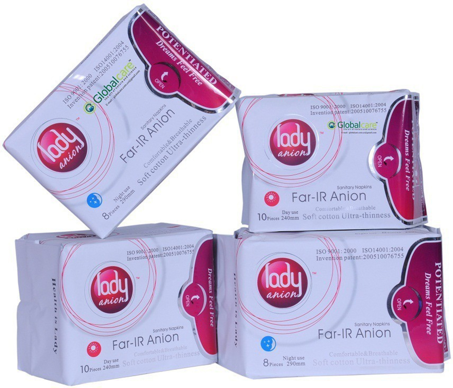 Image of lady anion GlobalCare012 Sanitary Pad