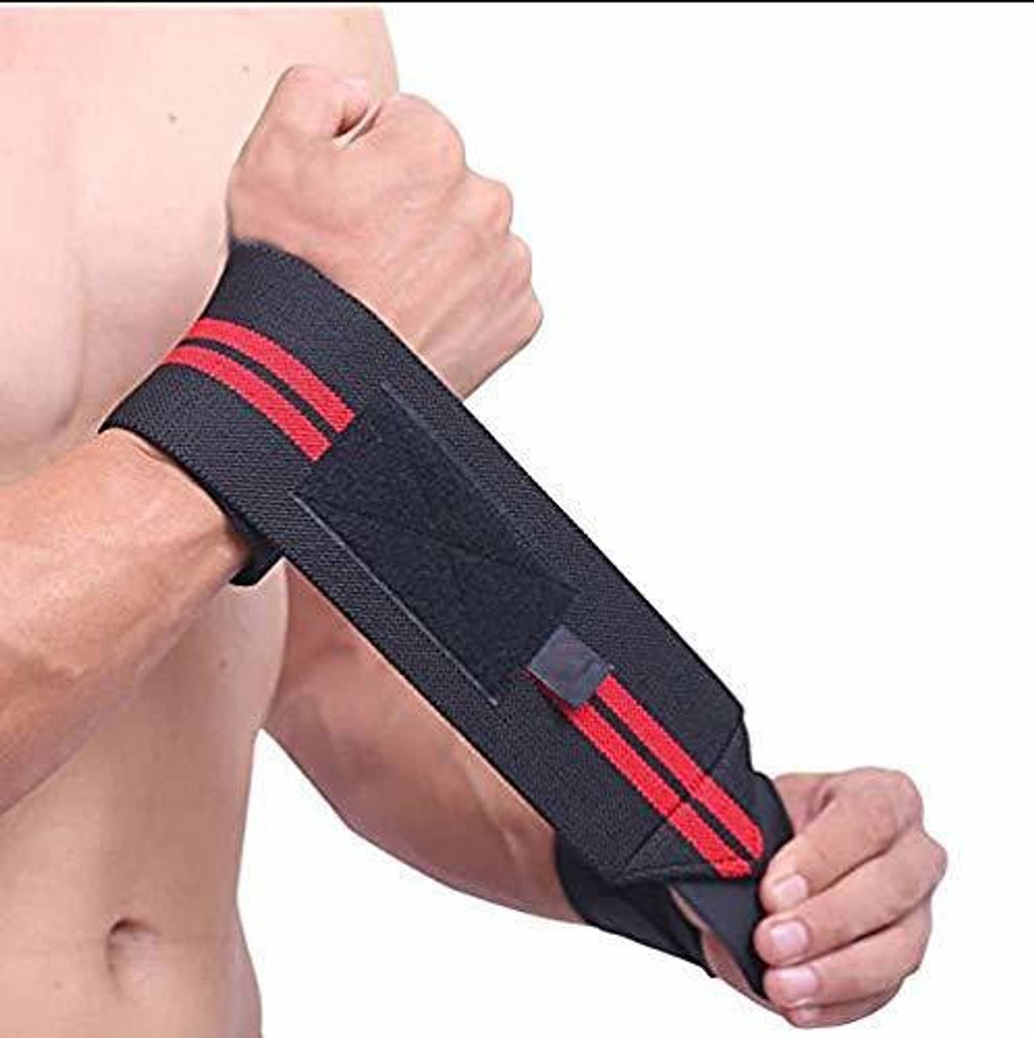 GymWar Wrist Wraps with Thumb Loop - Image 2