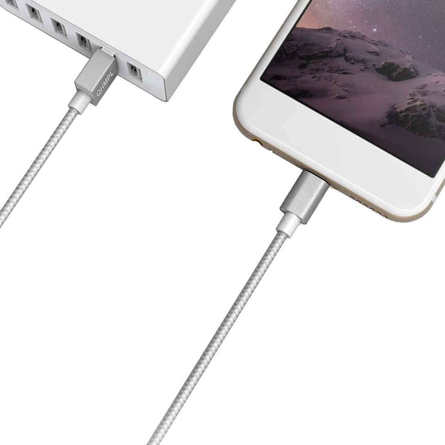 Image of QUANTUM Micro USB Cable 2 A 1 m F3 1.5m Tough & Durable Nylon Braided