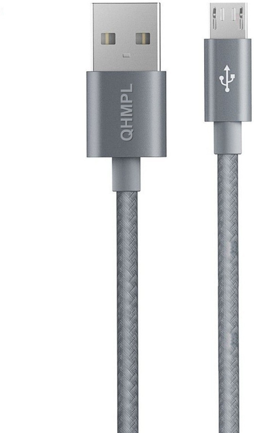Image of QUANTUM Micro USB Cable 2 A 1 m F3 1.5m Tough & Durable Nylon Braided