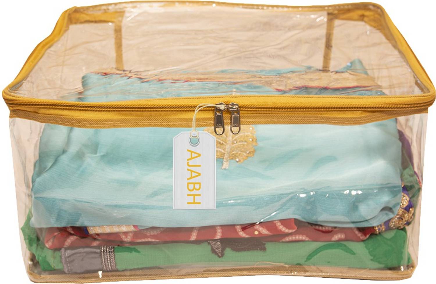 Ajabh High Quality Multipurpose Plain Transparent Saree/Garment Storage Bag (Pack Of 1) TPS00225