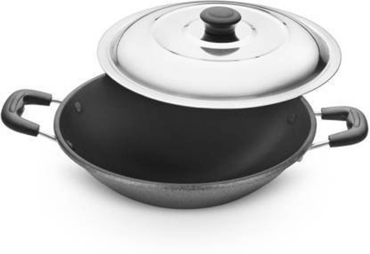 BAHURANI Kadhai 21.5 cm diameter with Lid 1.5 L capacity