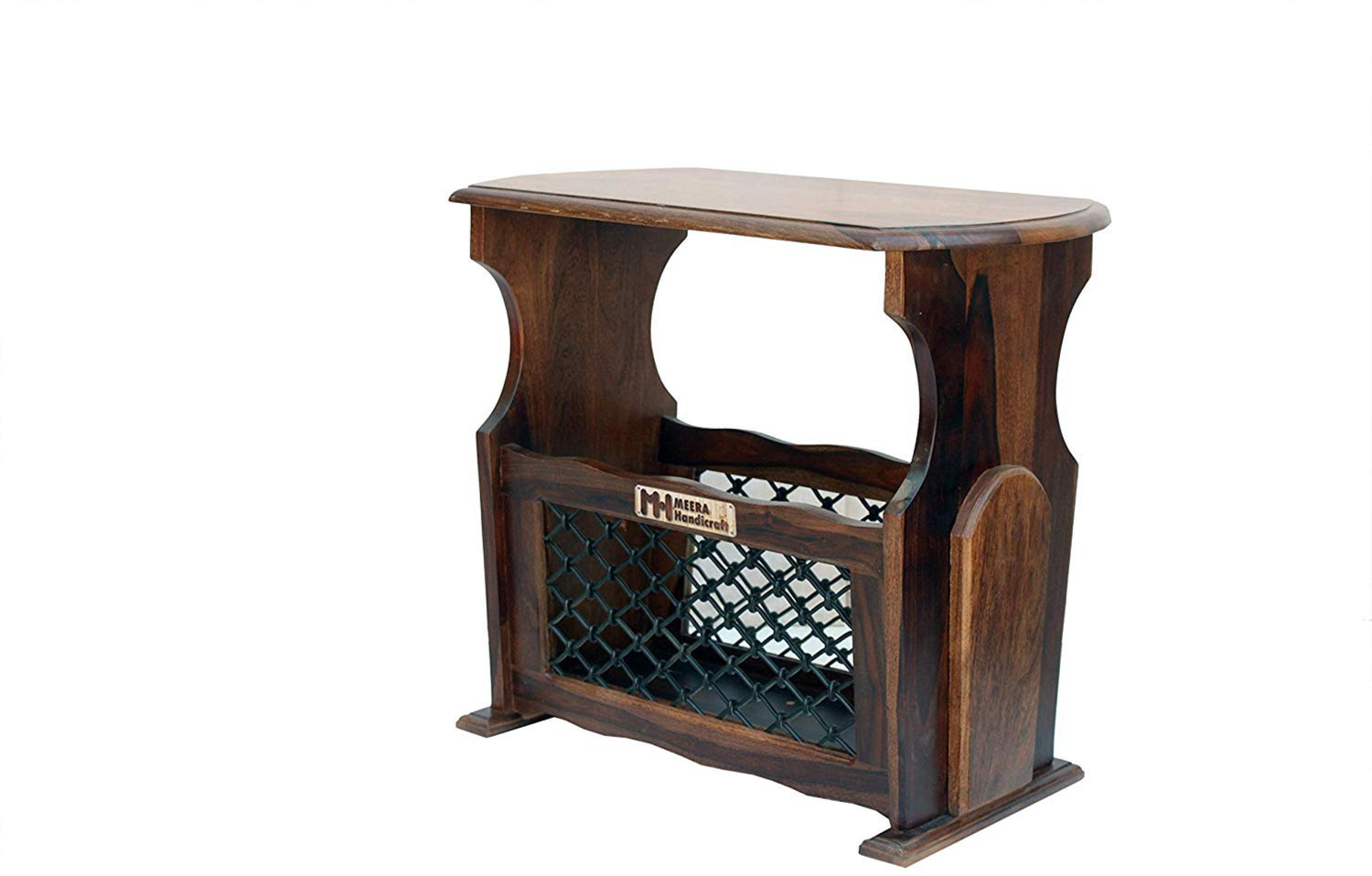 Image of Meera Handicraft A beautiful pure sheesham wood side table Solid Wood Side Table