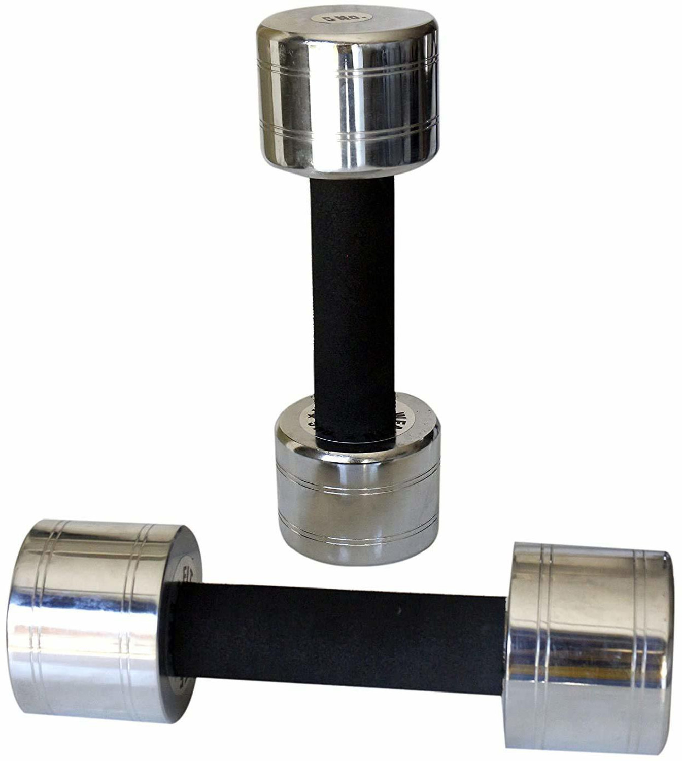 Image of GTX STEEL ROUND DUMBBELLS 30KG Fixed Weight Dumbbell