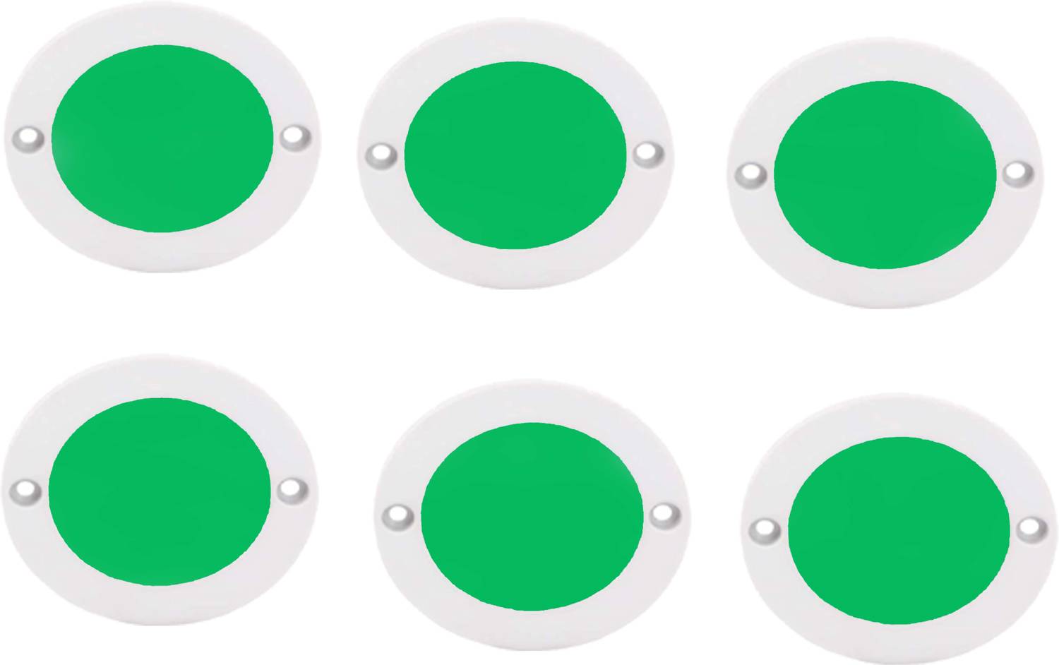 ambert 3 watt led ceiling light green color pack of -6 Ceiling Light Ceiling Lamp