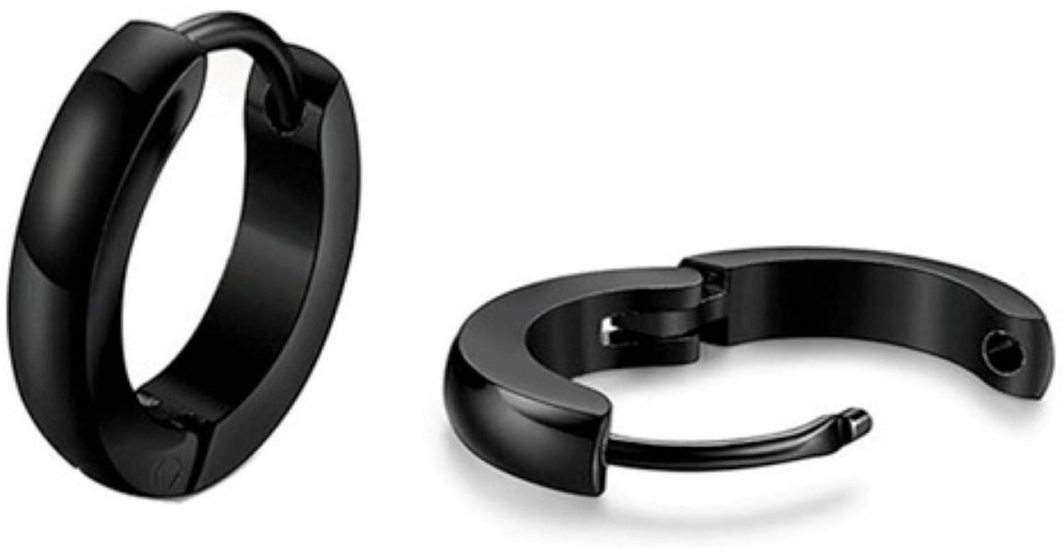 shivay Mens Jewellery Valentine Multi Black Bali Stud Hoop earrings for men/ Ear rings Combo For Men / Gents / Boys / unisex Non-Piercing Ear mens jewellery Salman khan style Earrings High Polish Cubic Zirconia Metal Hoop Earring