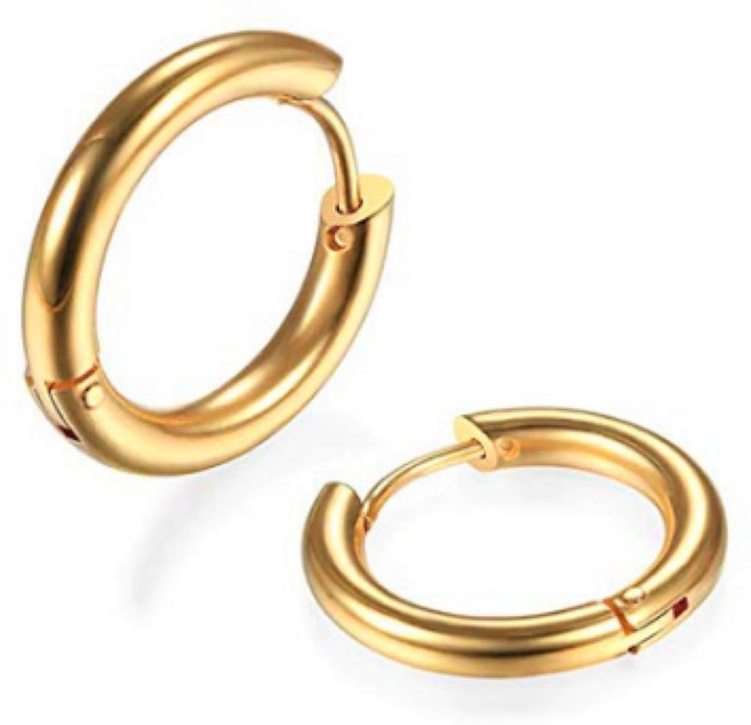 shivay Mens Jewellery Valentine Multi Gold Bali Stud Hoop earrings for men/ Ear rings Combo For Men / Gents / Boys / unisex Non-Piercing Ear mens jewellery Salman khan style Earrings High Polish Cubic Zirconia Metal Hoop Earring, Huggie Earring, Tunnel Earring, Earring Set, Stud Earring