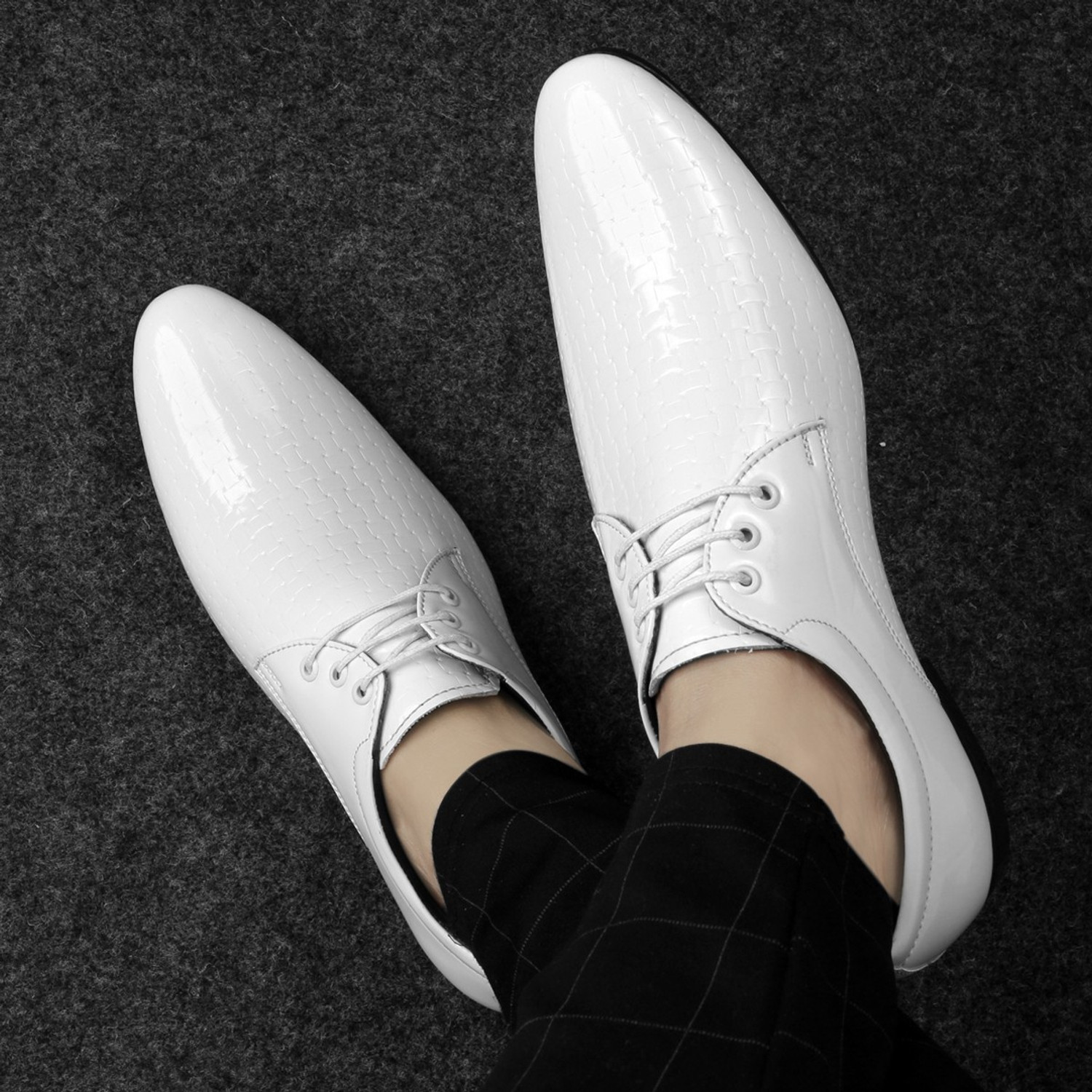 Lutton Boys Formal White Dress Shoes | White Derby Shoes | White Stylish  Shoes | Joota Corporate Casuals For Men - Buy Lutton Boys Formal White  Dress Shoes | White Derby Shoes |