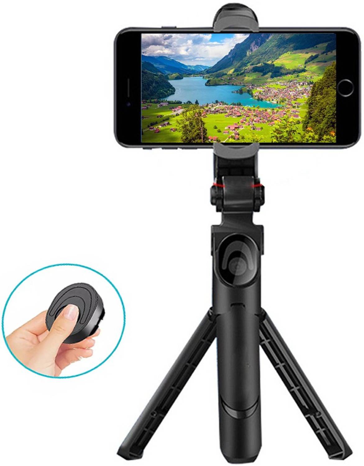 utkrist TOP SELLING PROFESSIONAL HANDHELD TRIPOD SELFIE STICK 3IN1 BLUETOOTH EXTENDABLE Tripod, Tripod Kit, Tripod Ball Head