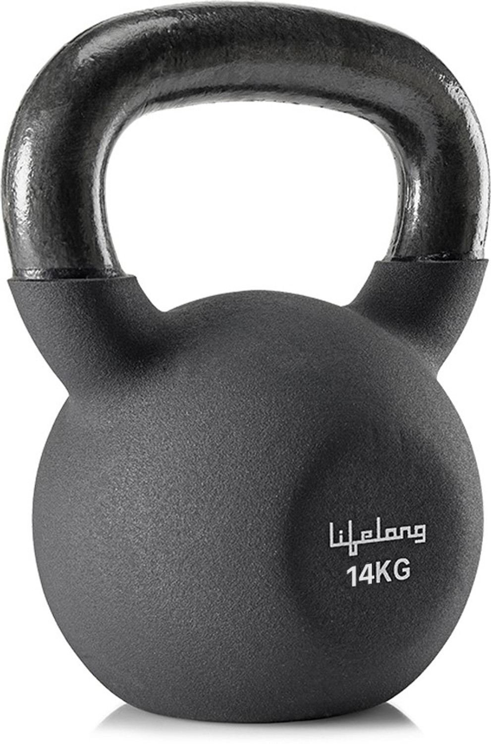 Image of Lifelong Neoprene Cast Iron Kettlebell (Pack of 1 ) Black Kettlebell