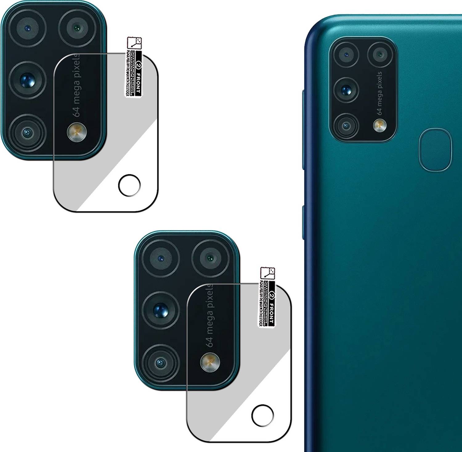 ASTARD Back Camera Lens Glass Protector for - Samsung M31 Prime