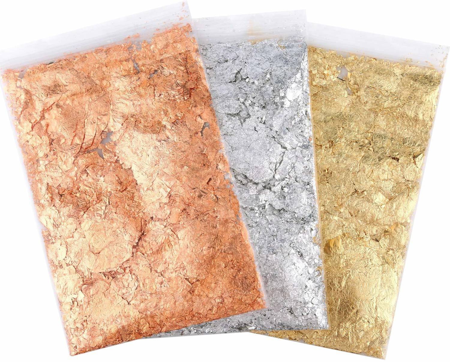 Mahir Glitter Metallic Foiles 3 Variant Colours For Nail Arts & Design