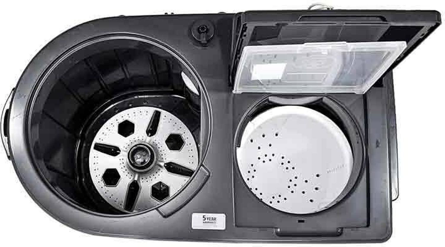 Image of Whirlpool 11 kg Semi Automatic Top Load Washing Machine Grey