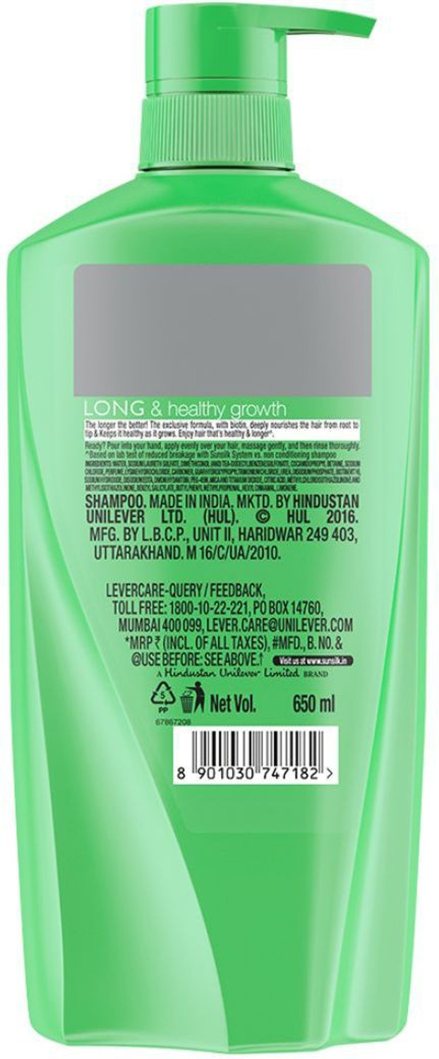 Image of SUNSILK Long & Healthy Growth Shampoo