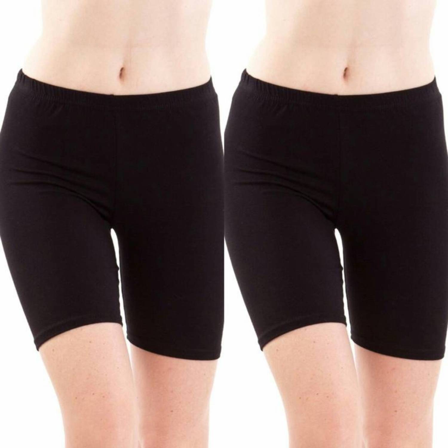 Ullas Solid Women Black Cycling Shorts