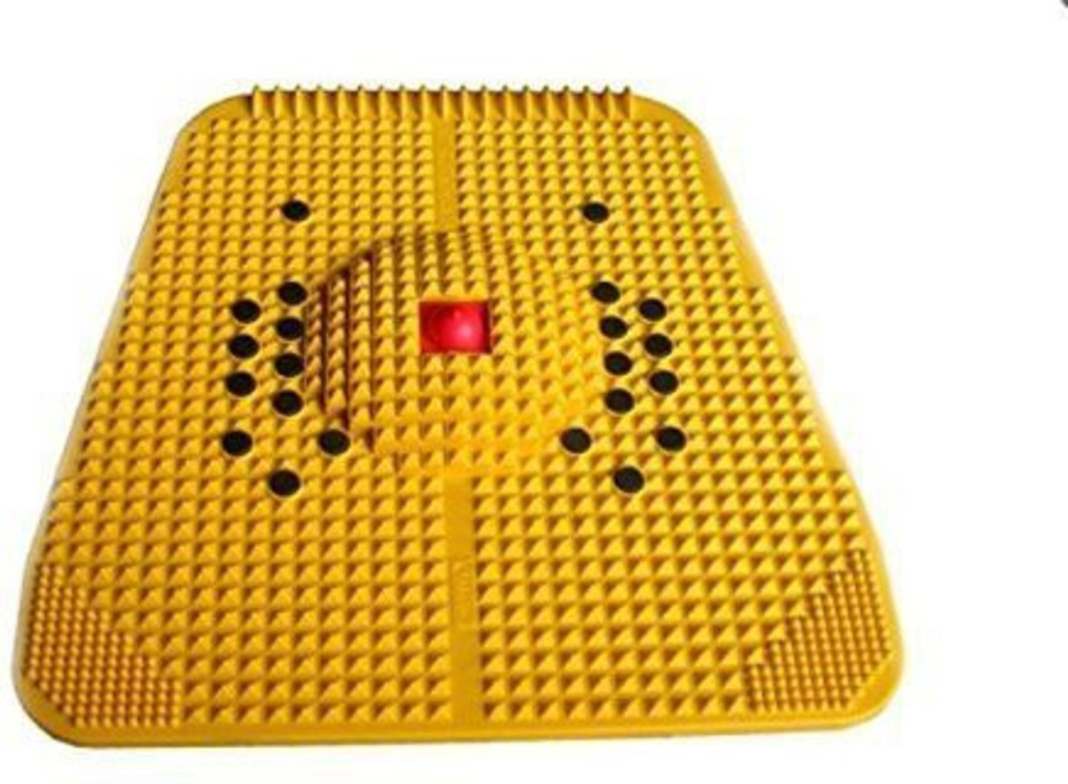 Image of netclub Acupressure Mat Relieve Stress massager Pain Yellow 6 mm Accupressure Mats 14 mm Accupressure Mat