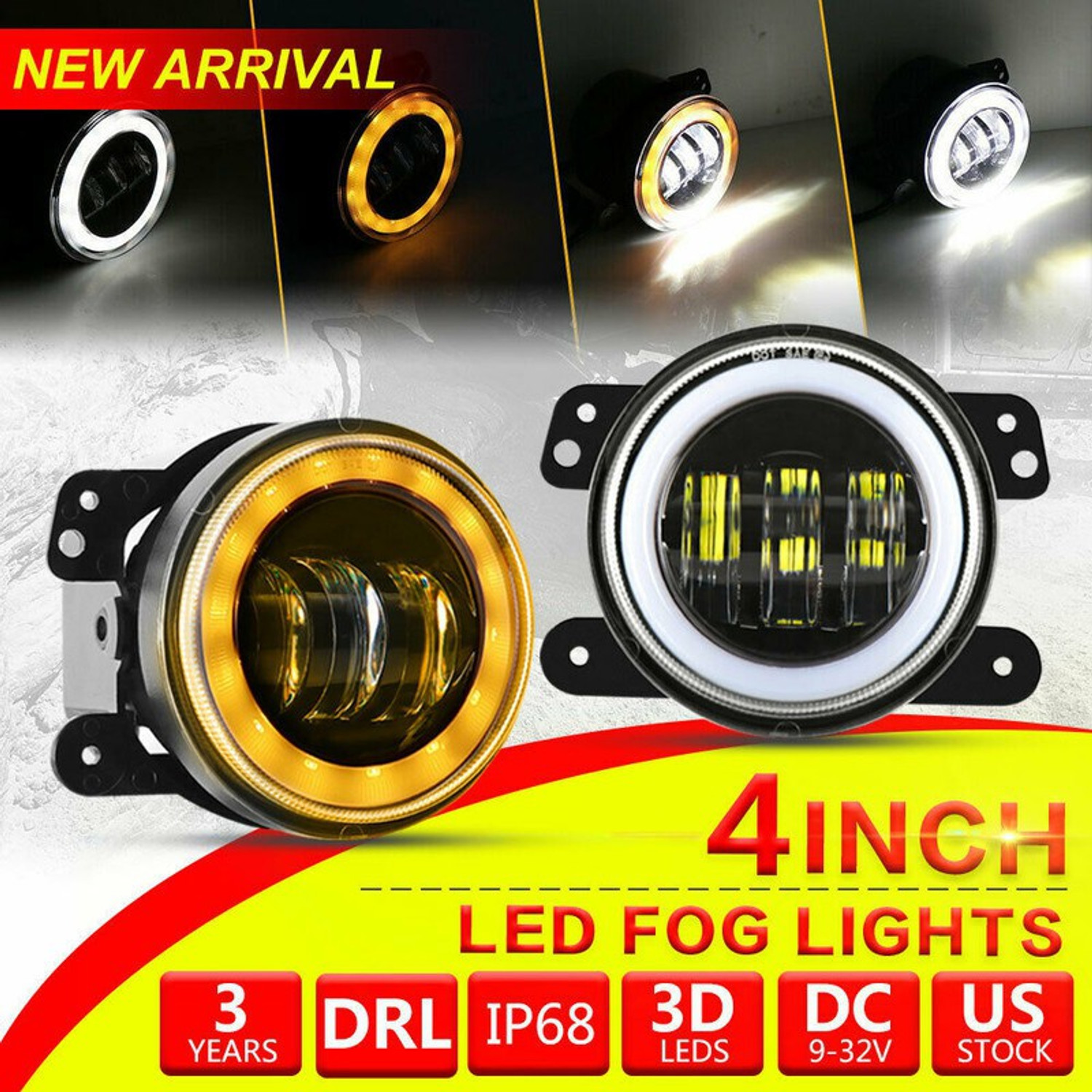 Image of PRTEK LED Fog Lamp Unit for Honda Amaze