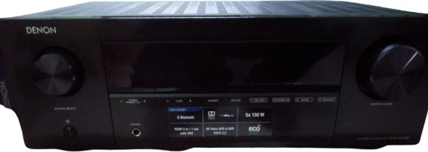 Image of DENON AVR-X250B 5.1 Ch. 4K Ultra HD AV Receiver with Bluetooth AV Power Receiver (Black) 300 W AV Power Receiver
