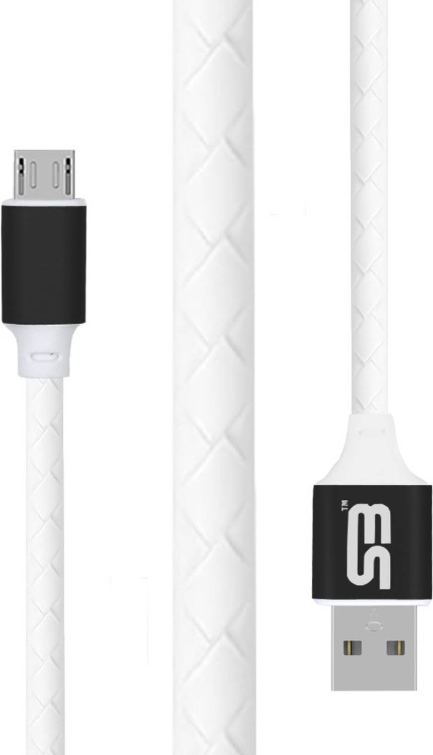 SB Micro USB Cable 2 A 1.2 m Data Cable | Fast Charge & Transfer | Micro USB | Tangle Free | Durable QC 3.0, 1.2 Meter (Black)